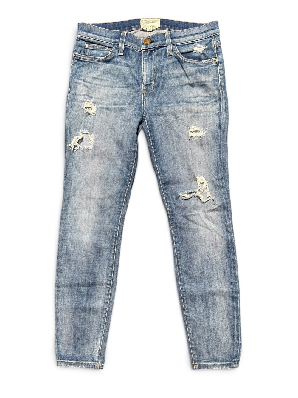 Current/Elliott The Stiletto Niagara Destroy Jeans